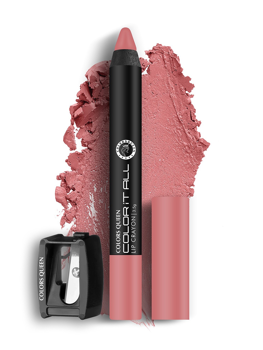 

Colors Queen Color It All Non Transfer Lip Crayon With Sharpener 4 g - Nude Bomb 20