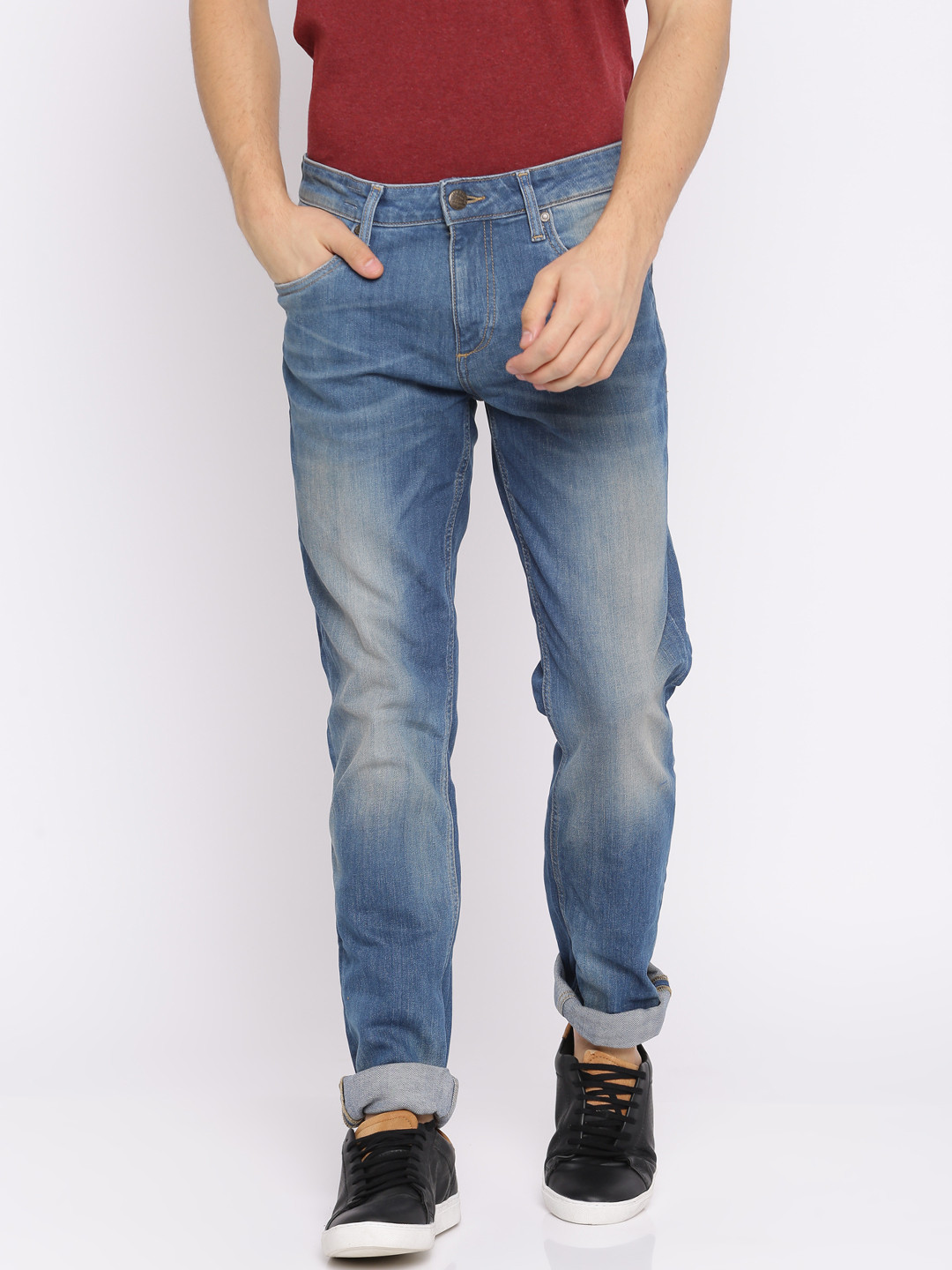 

Jack & Jones Men Blue Slim Fit Low-Rise Clean Look Stretchable Jeans