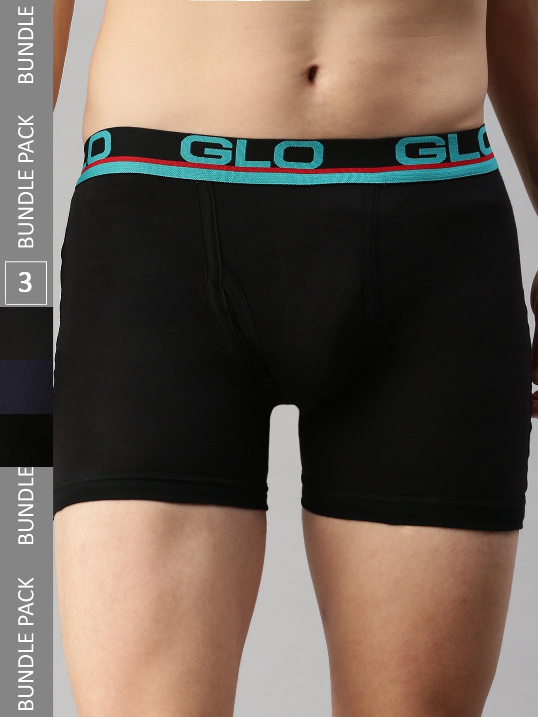 

Lux Cozi Pack Of 2 Outer Elastic Trunks COZI_GLO_INTLOCK_BLK_NB_2PC, Black