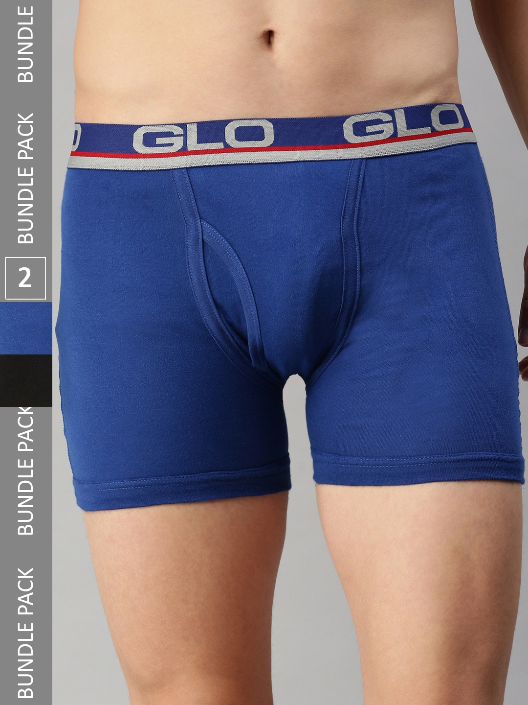 

Lux Cozi Pack Of 2 Outer Elastic Trunks COZI_GLO_INTLOCK_BLK_BU_2PC, Black