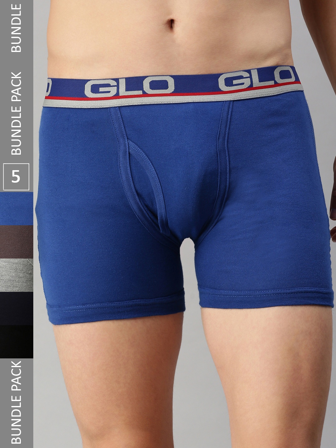 

Lux Cozi Men Pack Of 5 Mid-Rise Assorted Trunks COZI_GLO_INTLOCK_AST_5PC