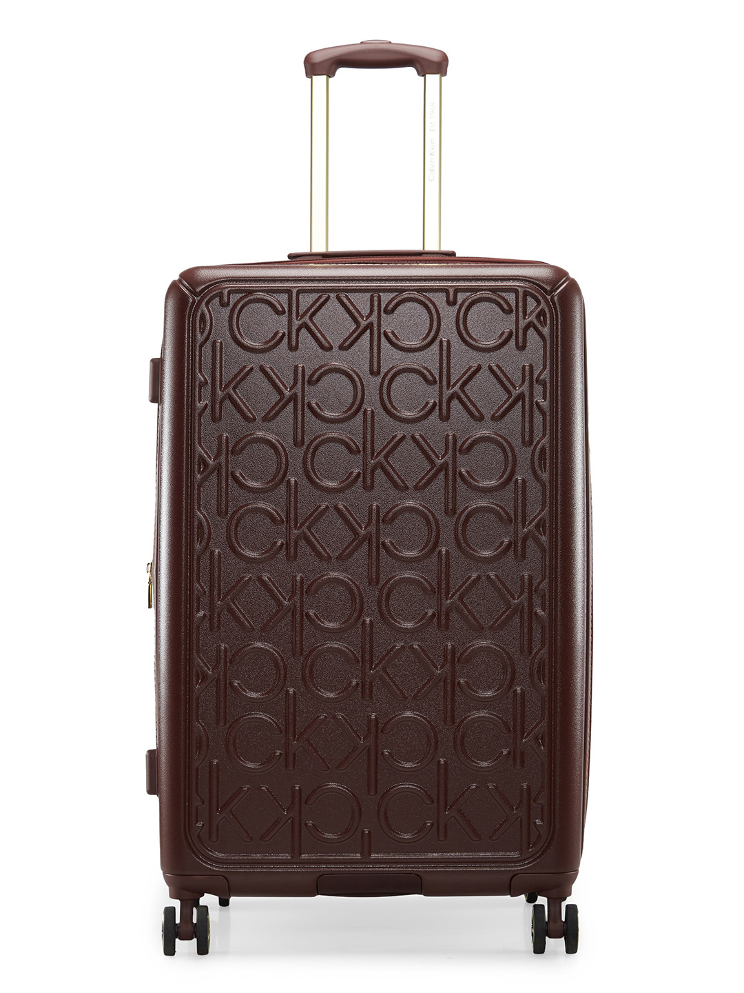 

Calvin Klein Big Monogram Hard Large Trolley Bag, Brown