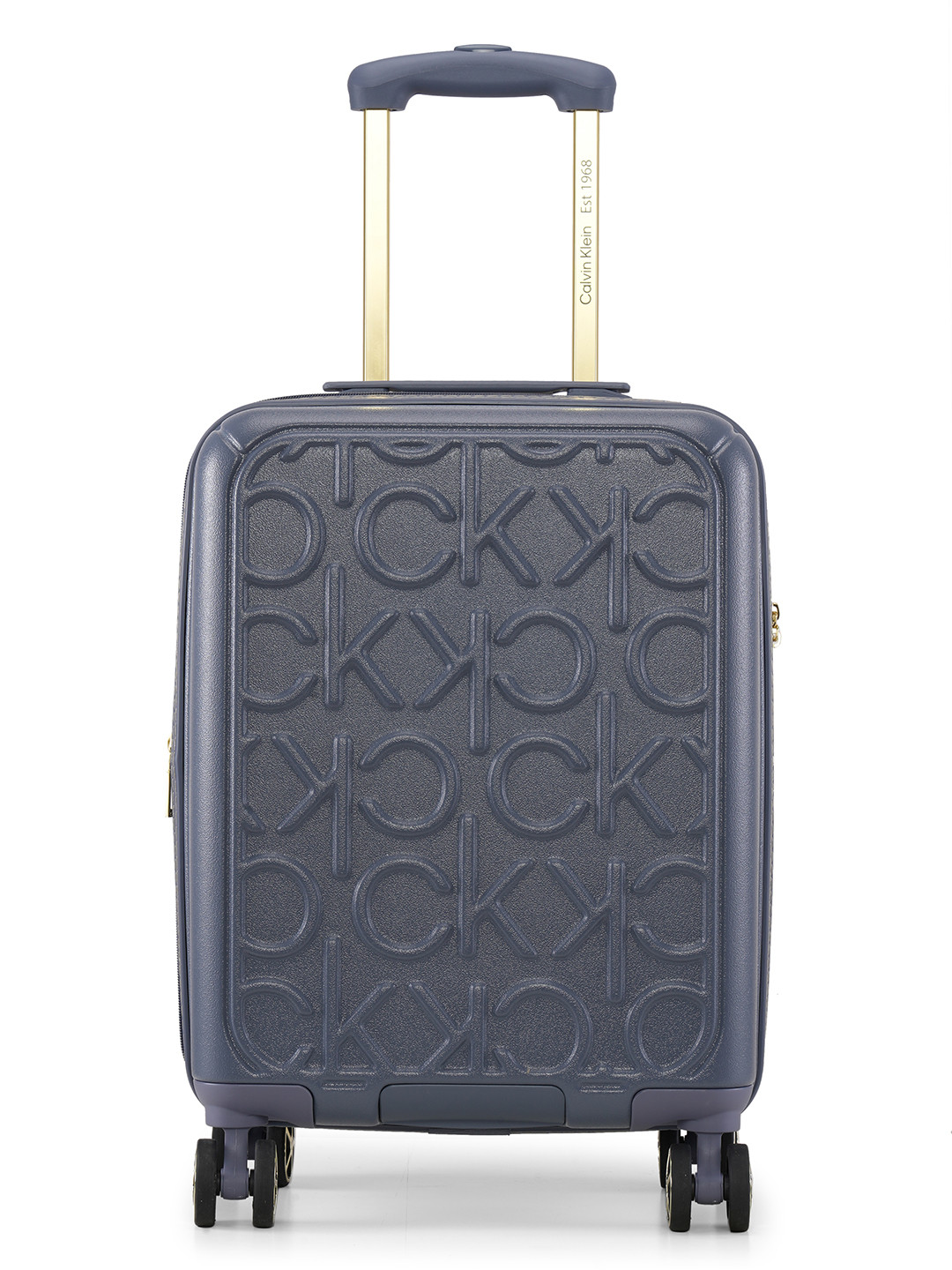 

Calvin Klein Big Monogram Abs Material Hard 20 Cabin Trolley, Blue