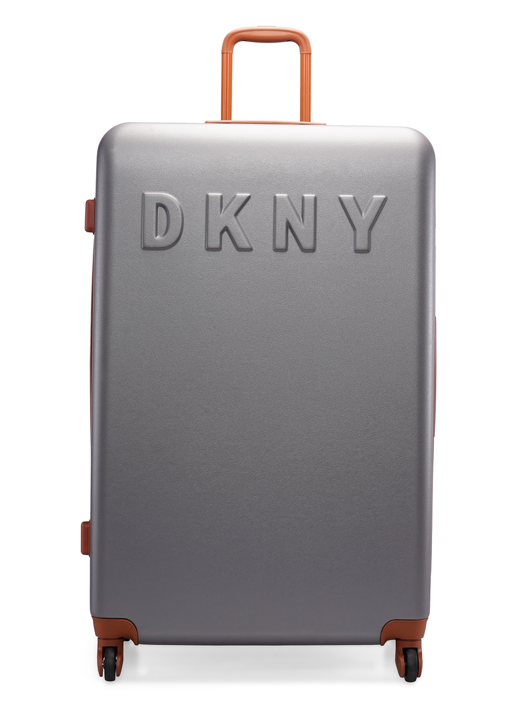 

DKNY IDENTIFICATION ABS Material Hard-Sided Large Trolley Suitcase, Grey