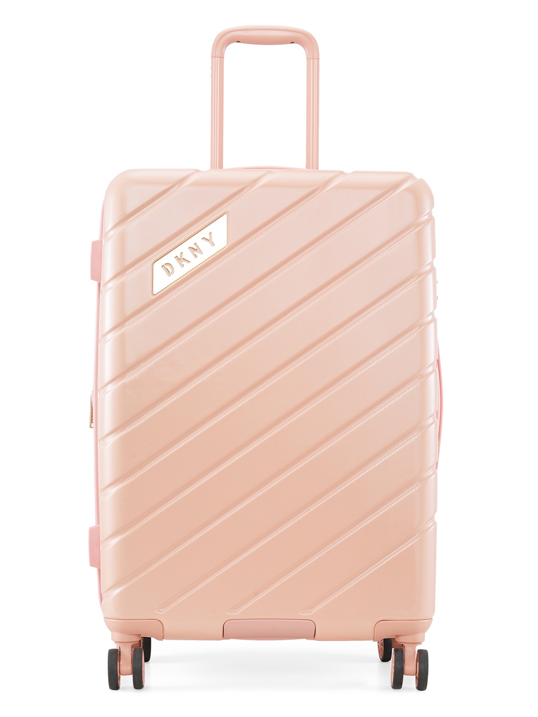

DKNY BIAS Range Peach Bloom 24" Medium Hard Trolley Bag, Pink