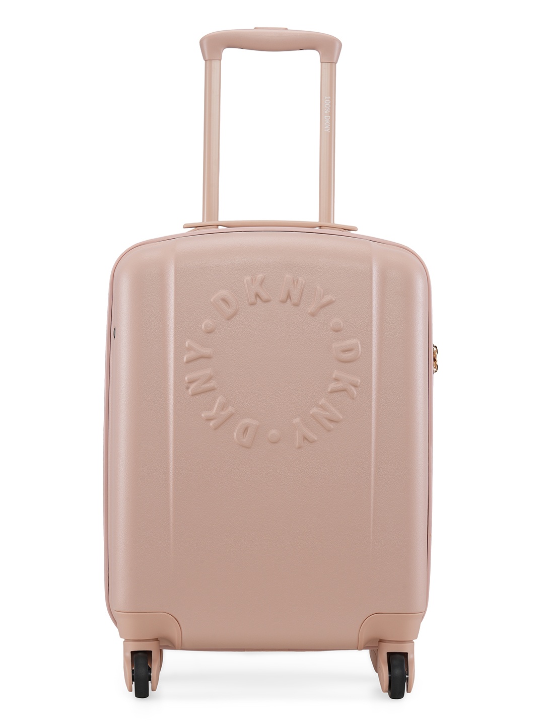 

DKNY PROMO COLLECTION Sunkiss Textured Hard-Sided Cabin ABS Trolley Suitcase, Pink