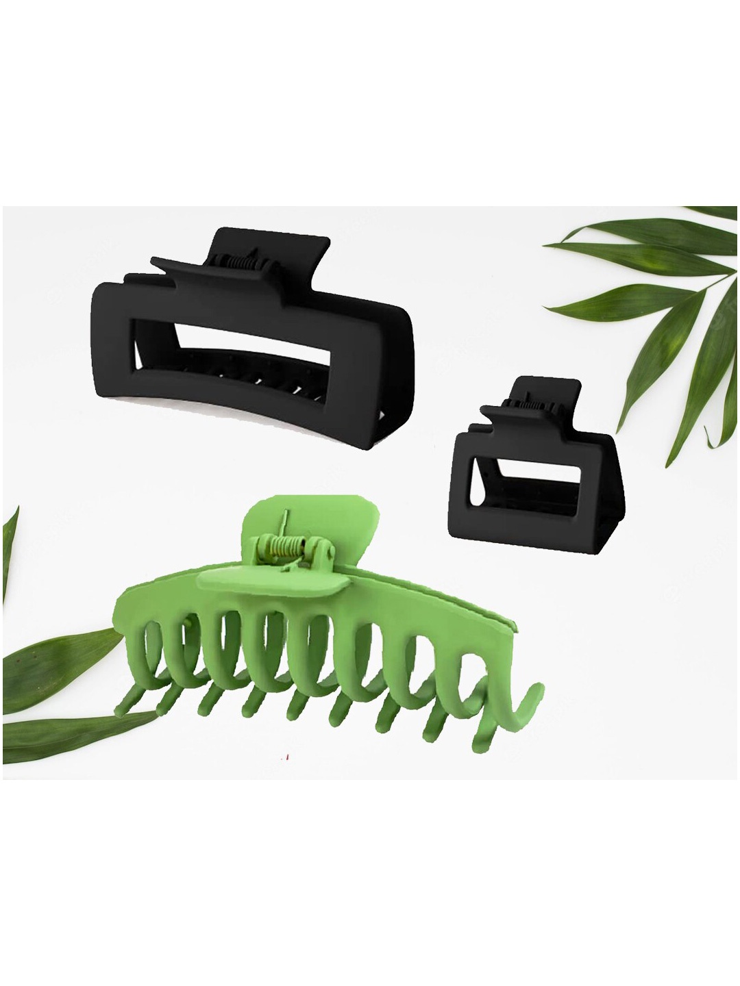

FIMBUL Women Set of 3 Claw Clip, Black
