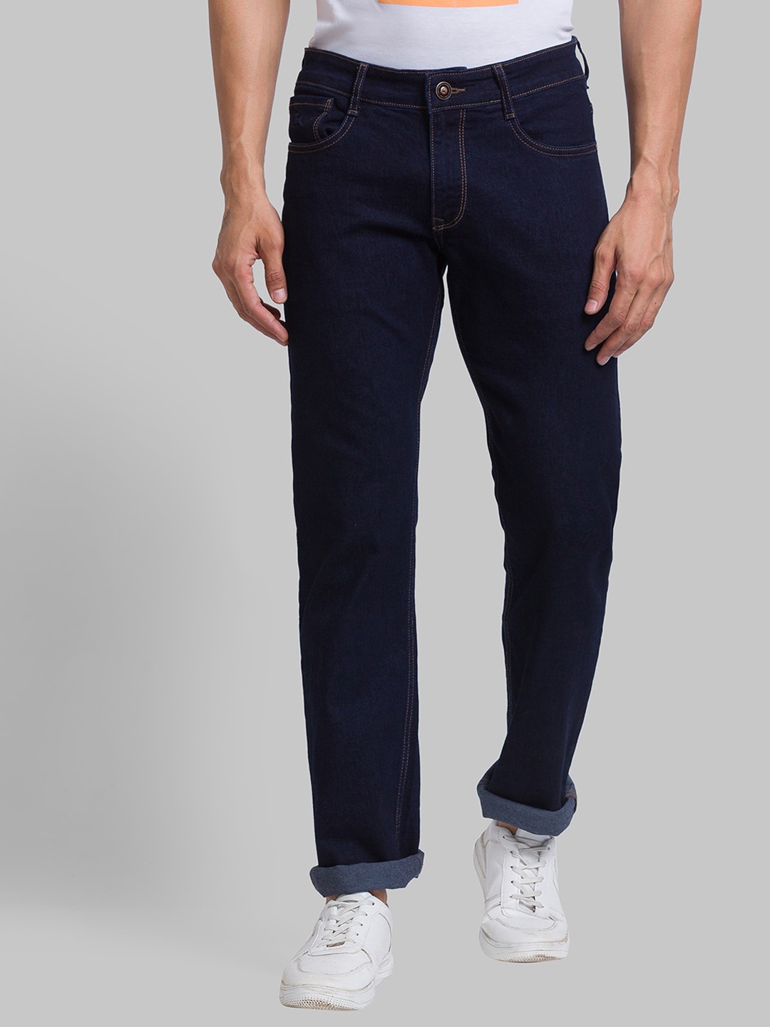 

Parx Men Mid Rise Regular Fit Jeans, Blue