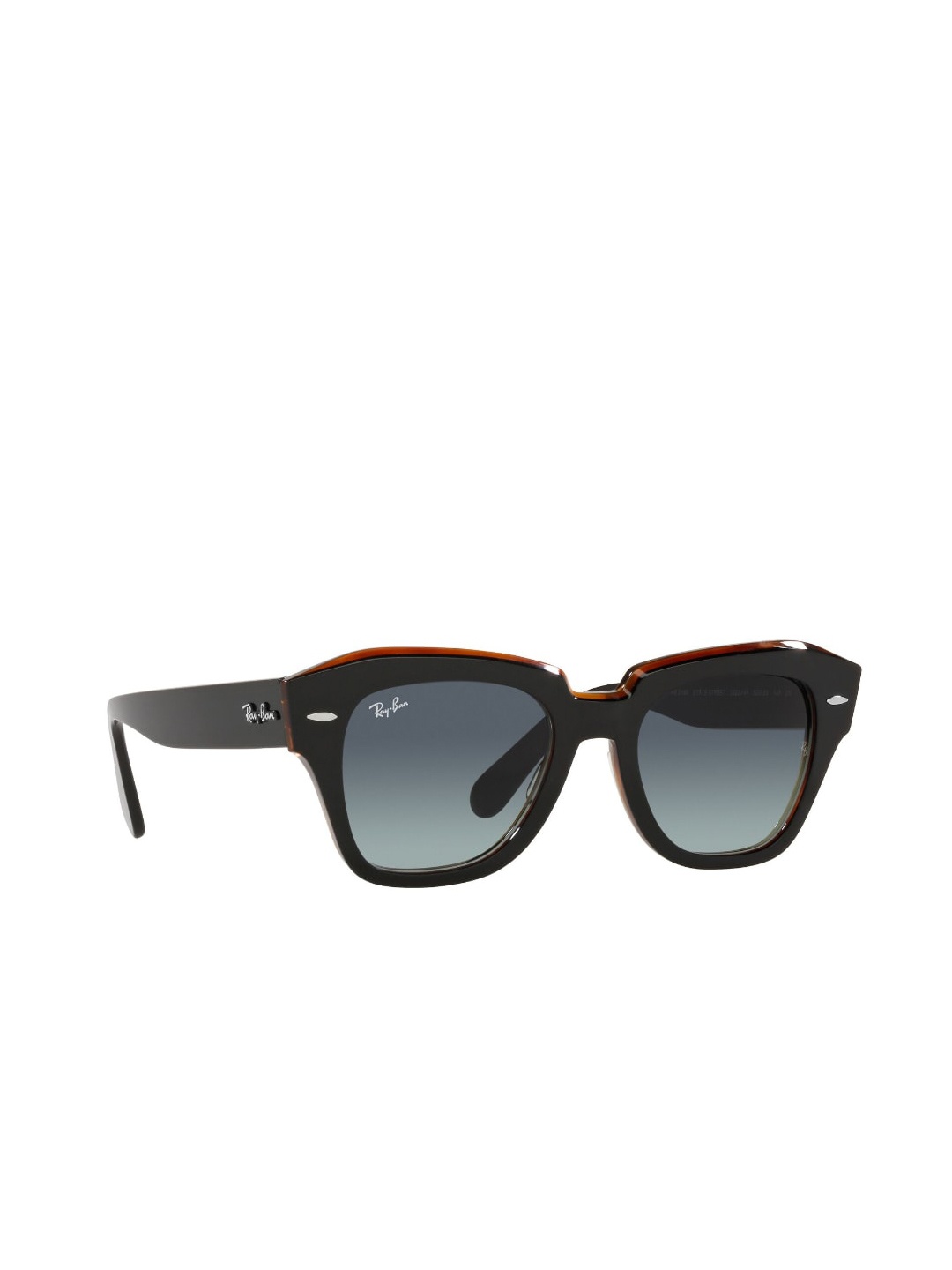 

RAY-BAN Unisex Gradient Grey Lens Square Sunglasses - 0RB218613224149