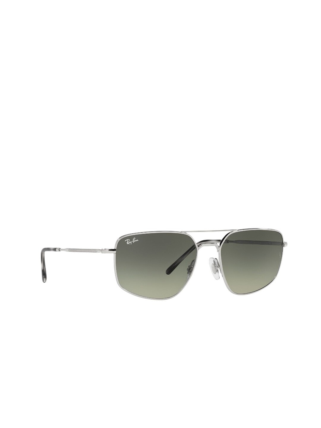 

Ray-Ban Unisex Gradient Grey Lens Irregular Sunglasses - 0RB3666003/7156, Green