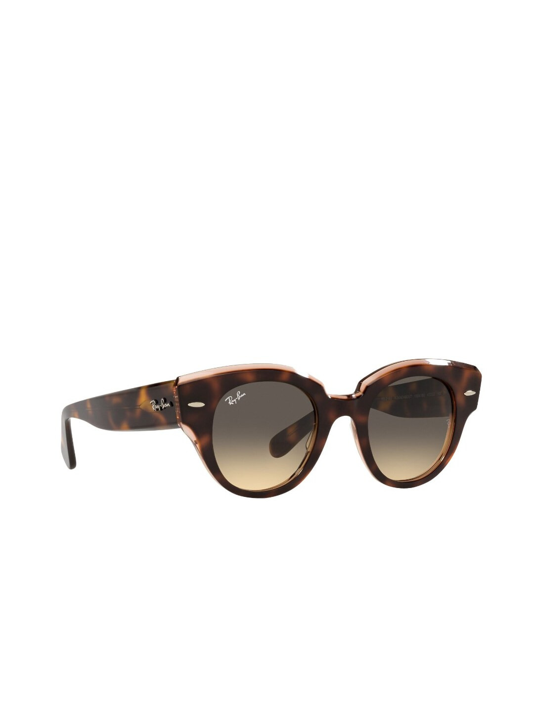 

Ray-Ban Women Gradient Brown Lens Round Sunglasses - 0RB21921324BG47