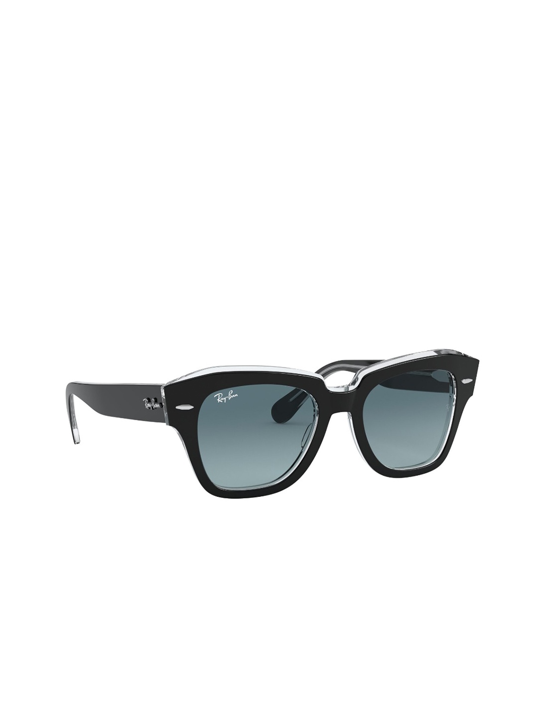 

RAY-BAN Unisex Gradient Lens Square Sunglasses - 0RB218612943M52, Black
