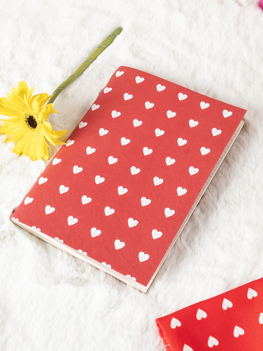 

MARKET99 Printed Valentine Notebook, Red