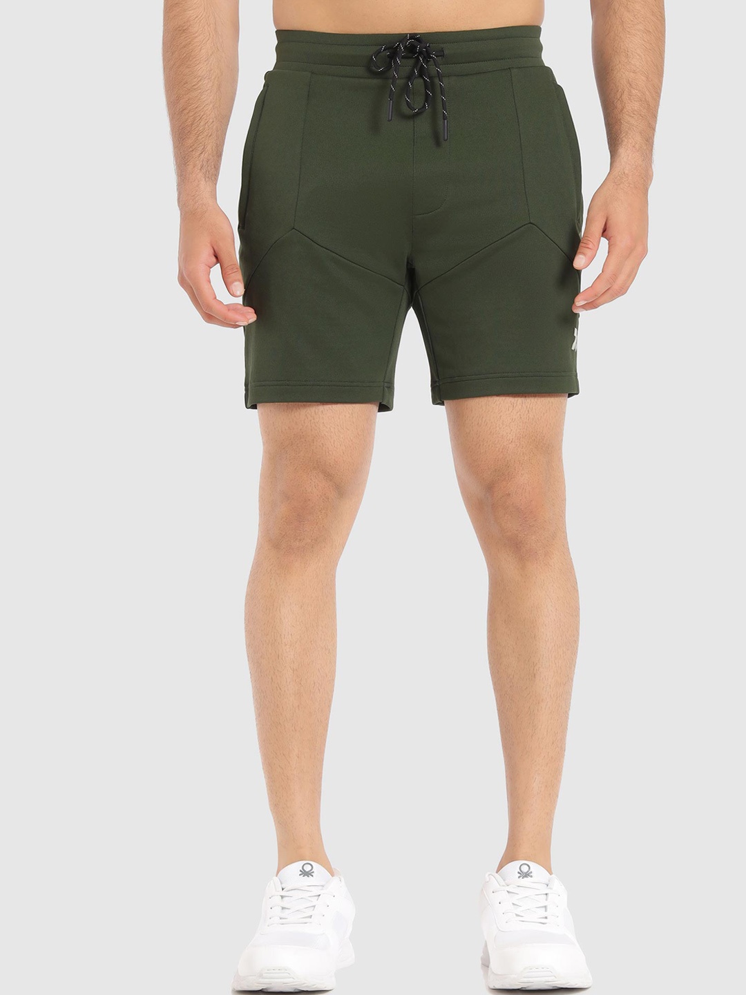 

Zymrat Men Training Sports Shorts, Olive