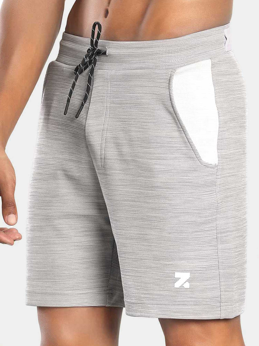 

Zymrat Men Training Sports Shorts, Grey