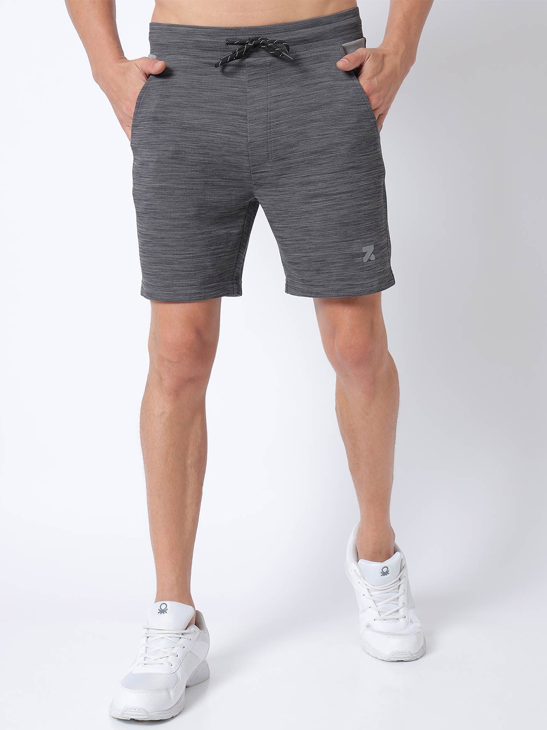 

Zymrat Men Training Sports Shorts, Grey