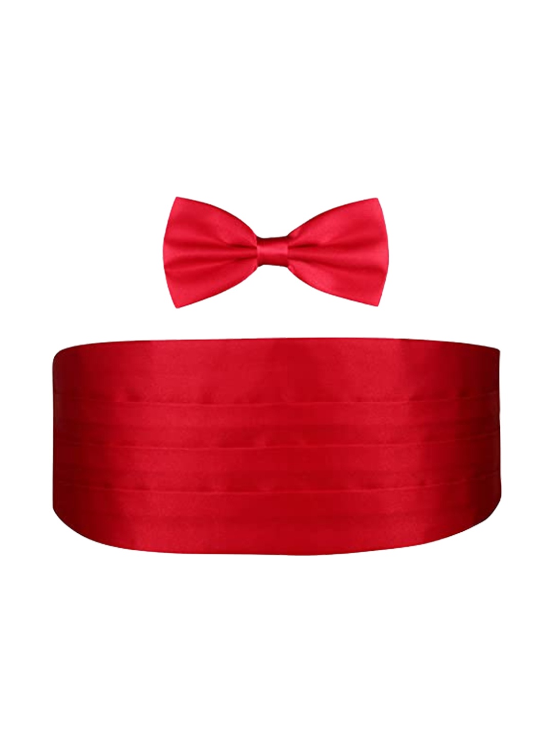 

Kastner Men Satin Cummerband & Bow Tie Set, Red