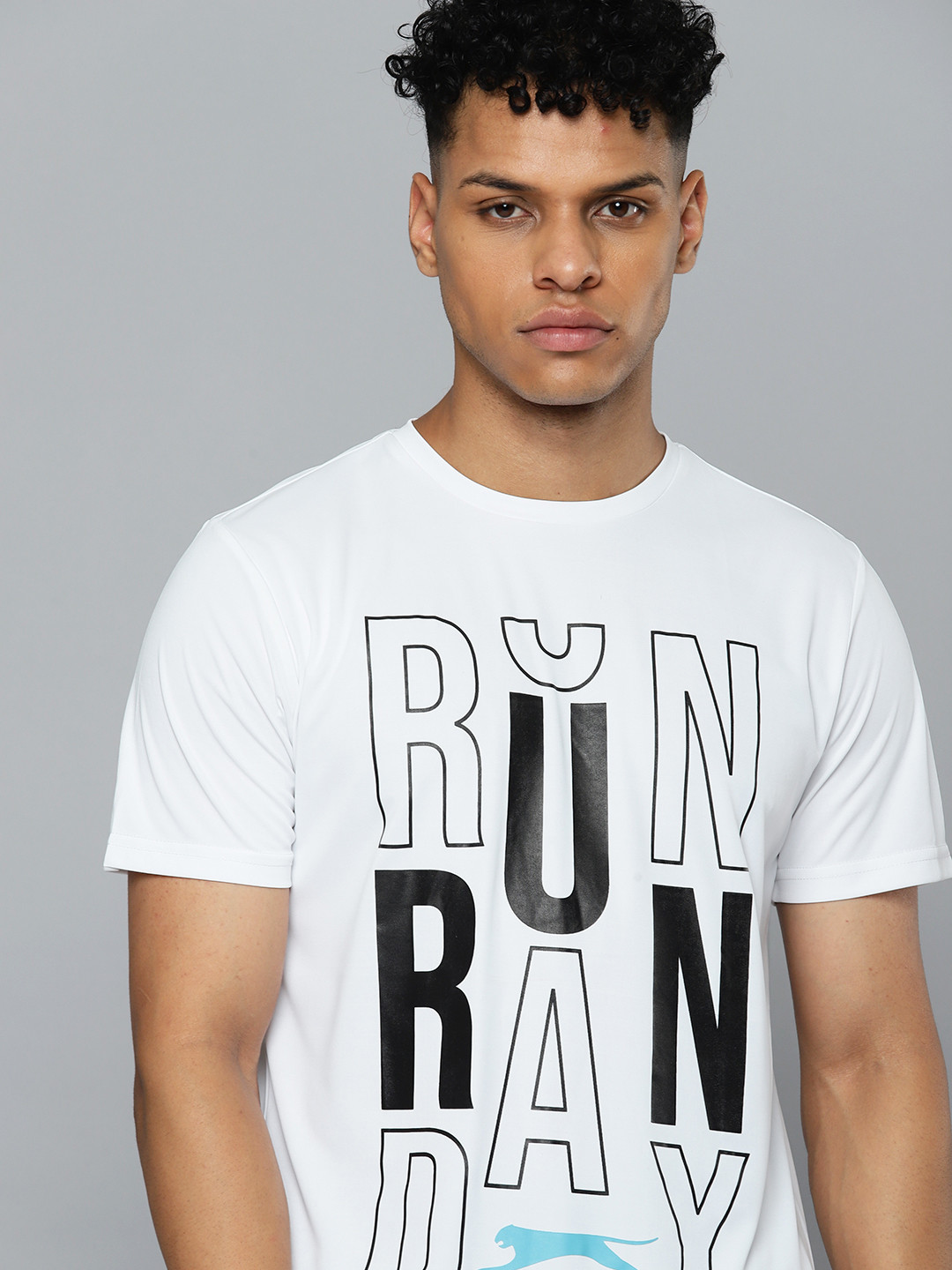 

Slazenger Printed Ultra-Dry Running T-shirt, White