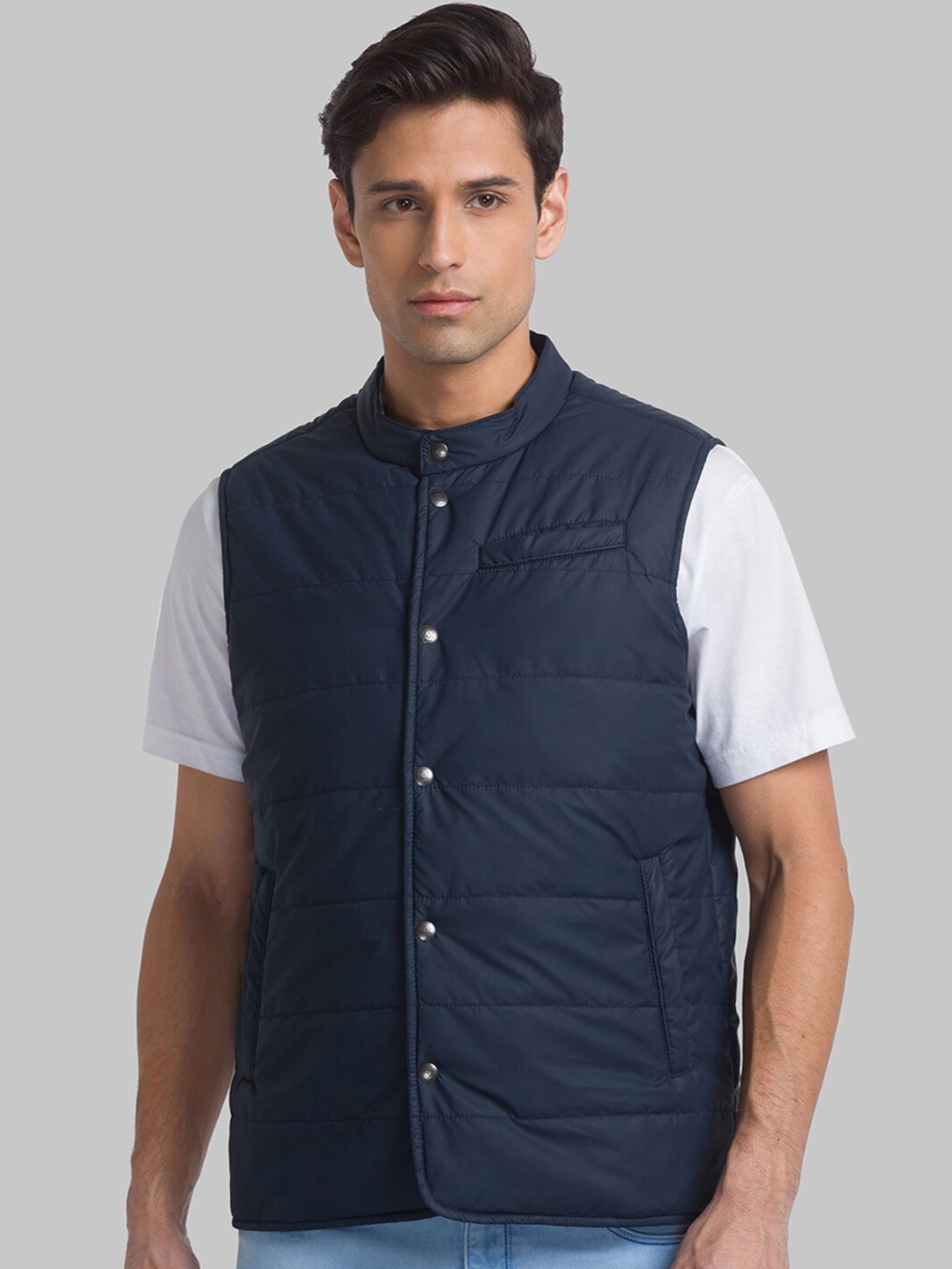 

Raymond Men Mock Neck Padded Jackets, Blue