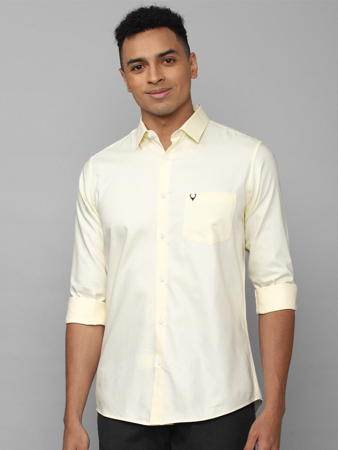

Allen Solly Men Cotton Casual Shirt, Yellow