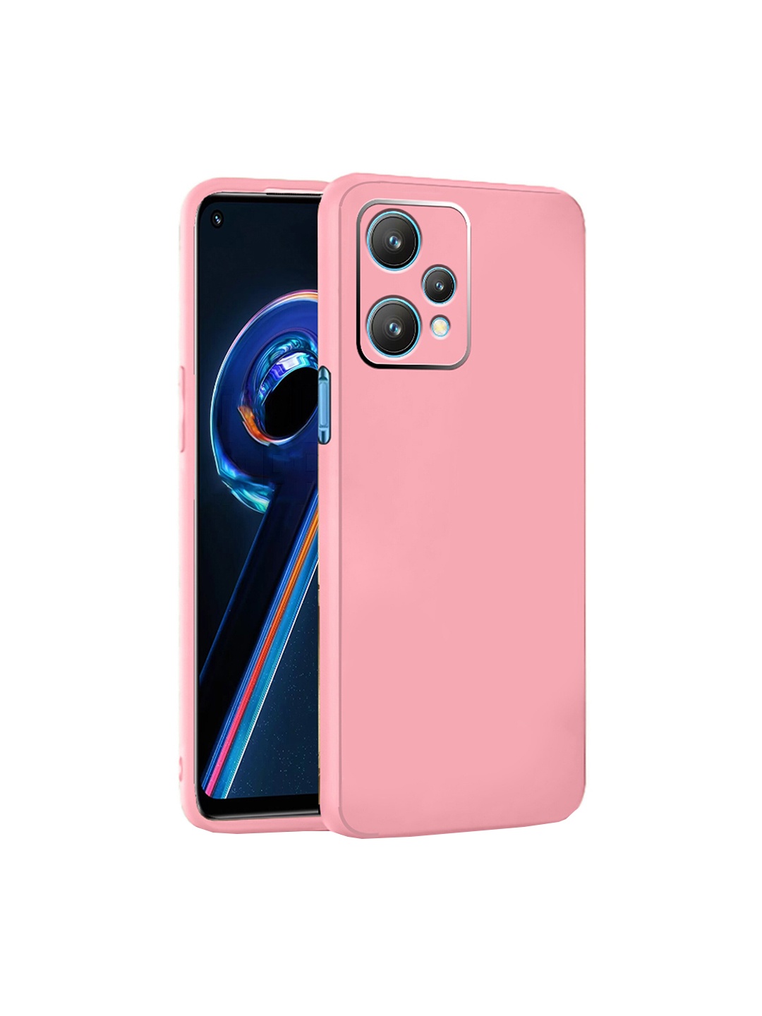 

Karwan Realme 9 Pro Plus Shock Proof Mobile Back Case Cover, Pink
