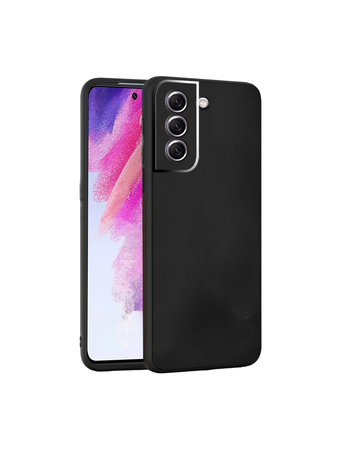 

Karwan Samsung S21FE Shock Proof Compatible Phone Back Cover, Black