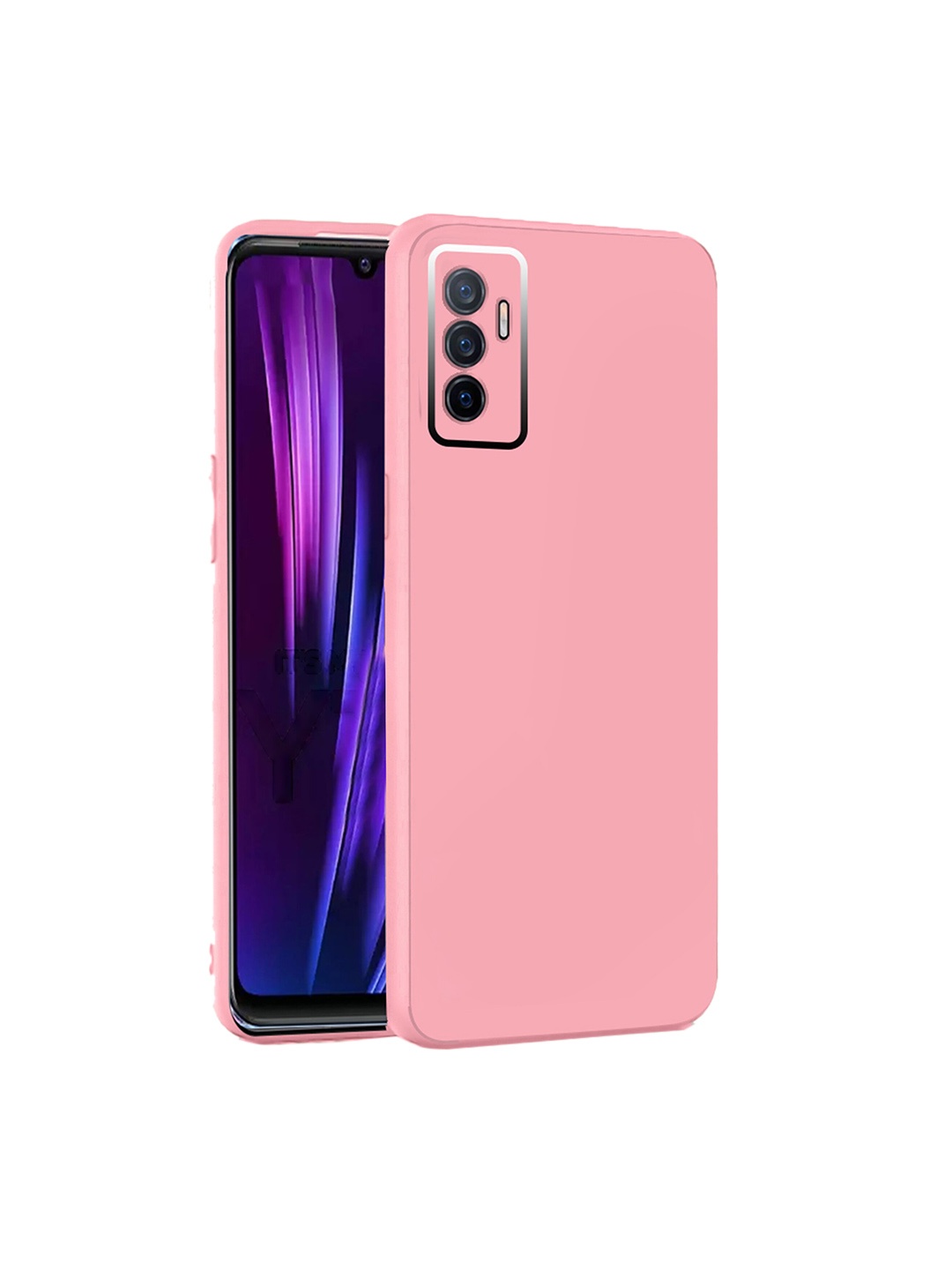 

Karwan Camera Protection Vivo Y75 Phone Back Case, Pink