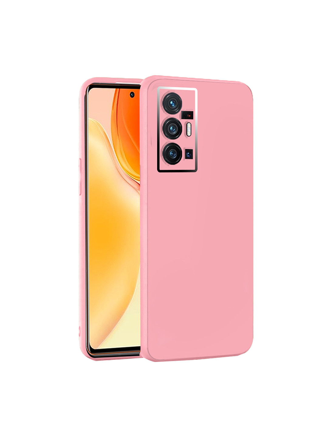 

Karwan Camera Protection Vivo X70 Pro Plus Phone Back Case, Pink