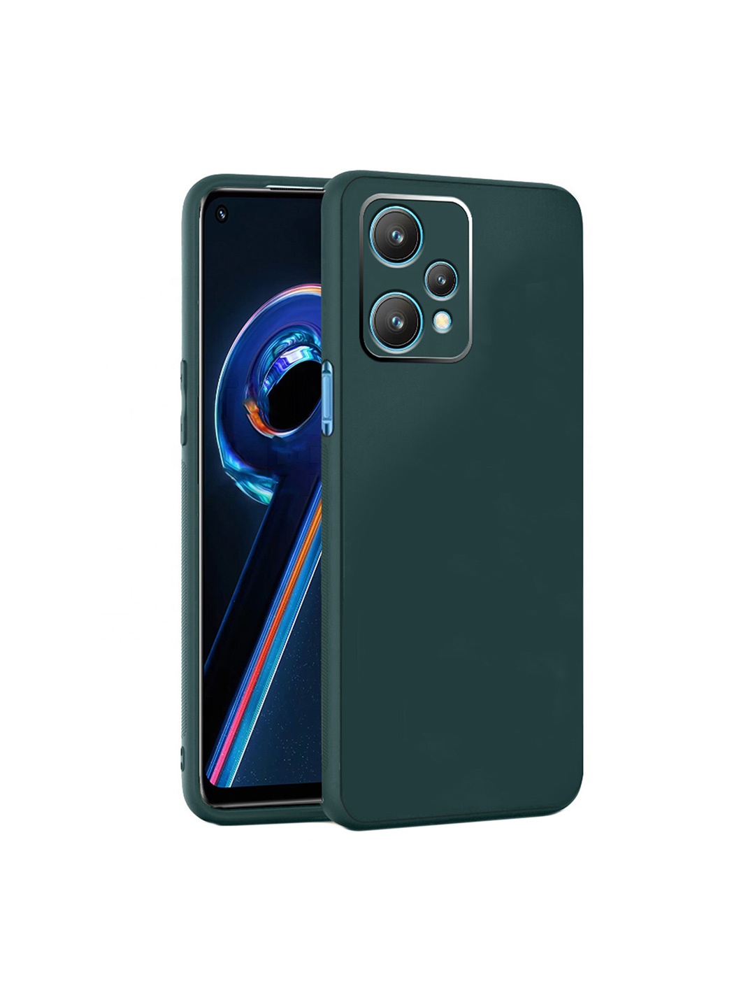 

Karwan Realme 9 Pro Plus Camera Protection & Phone Back Cover, Green