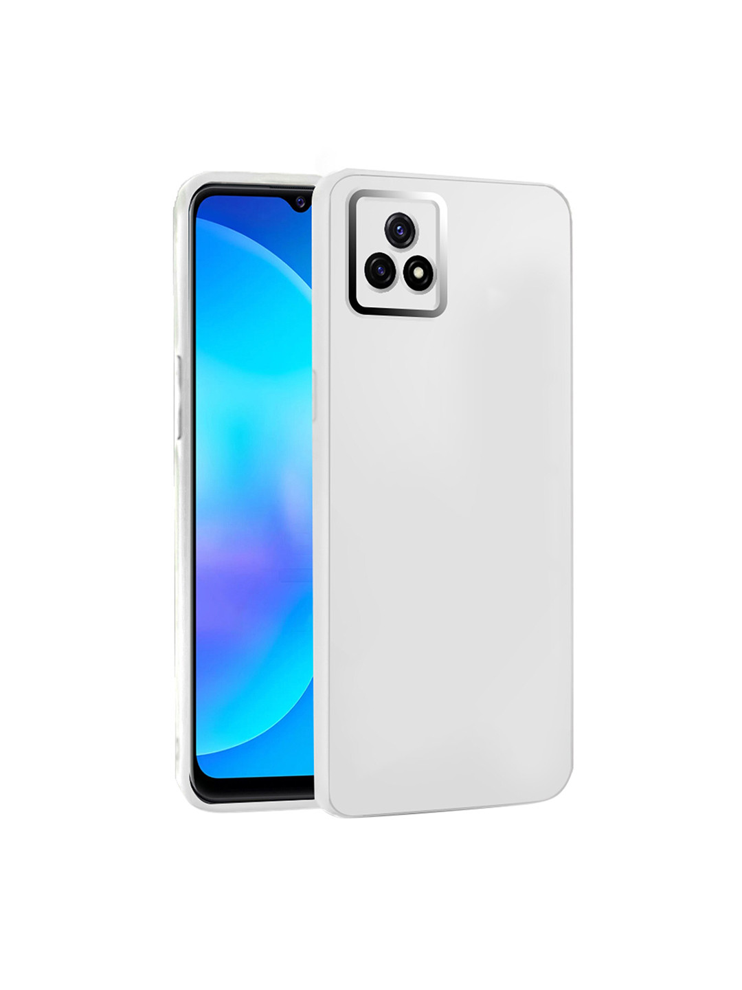 

Karwan Vivo Y72 Shock Proof Compatible Phone Back Cover, White