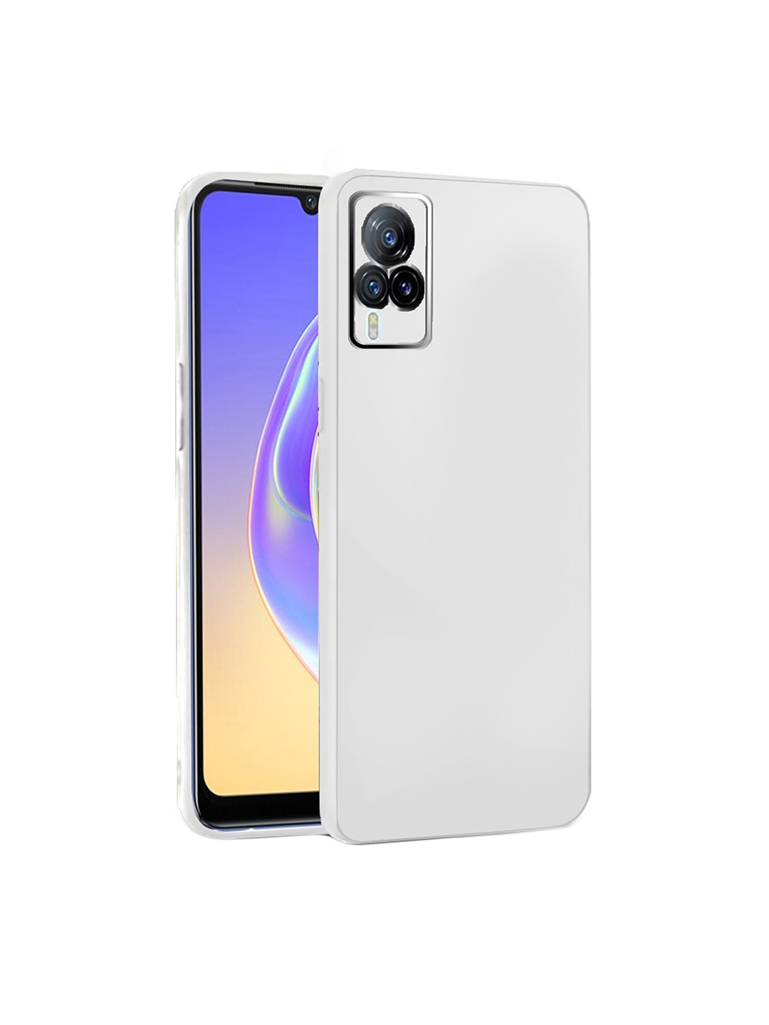 

Karwan Shock Proof TPU Vivo X60 Phone Back Cover, White