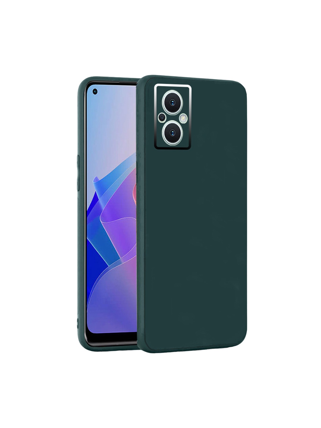 

Karwan Oppo F21 Pro 5G Camera Protection Mobile Back Case Cover, Green