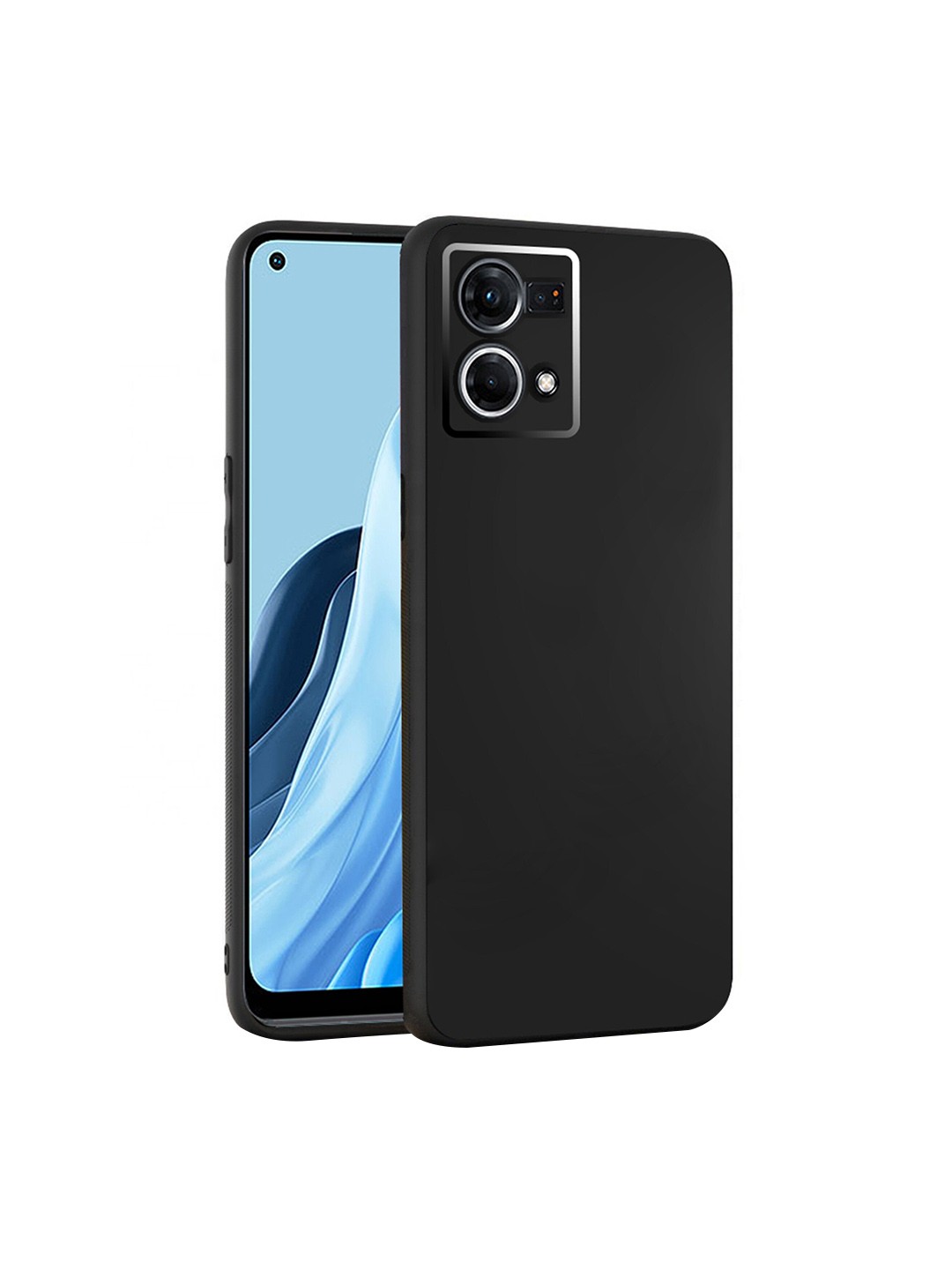 

Karwan Oppo F21 Pro 4G Camera Protection & Phone Back Cover, Black