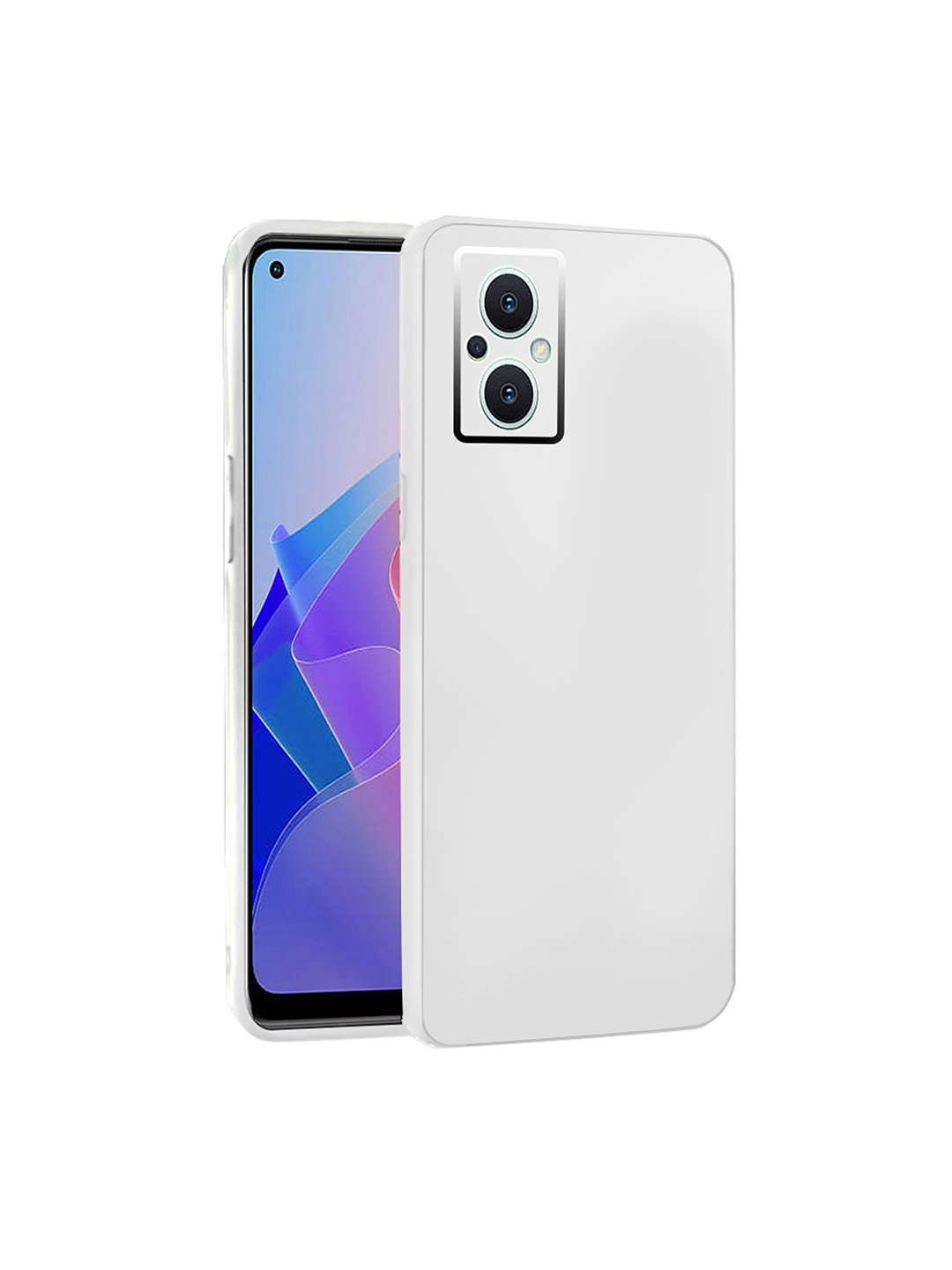 

Karwan Oppo F21 Pro 5G Camera Protection Mobile Back Case Cover, White