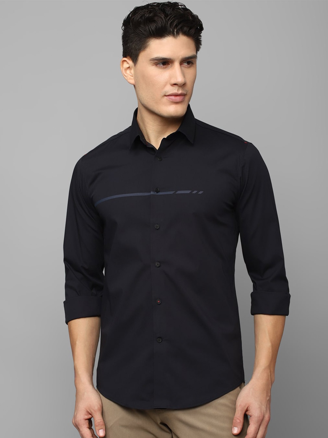 

Louis Philippe Sport Men Slim Fit Casual Shirt, Black
