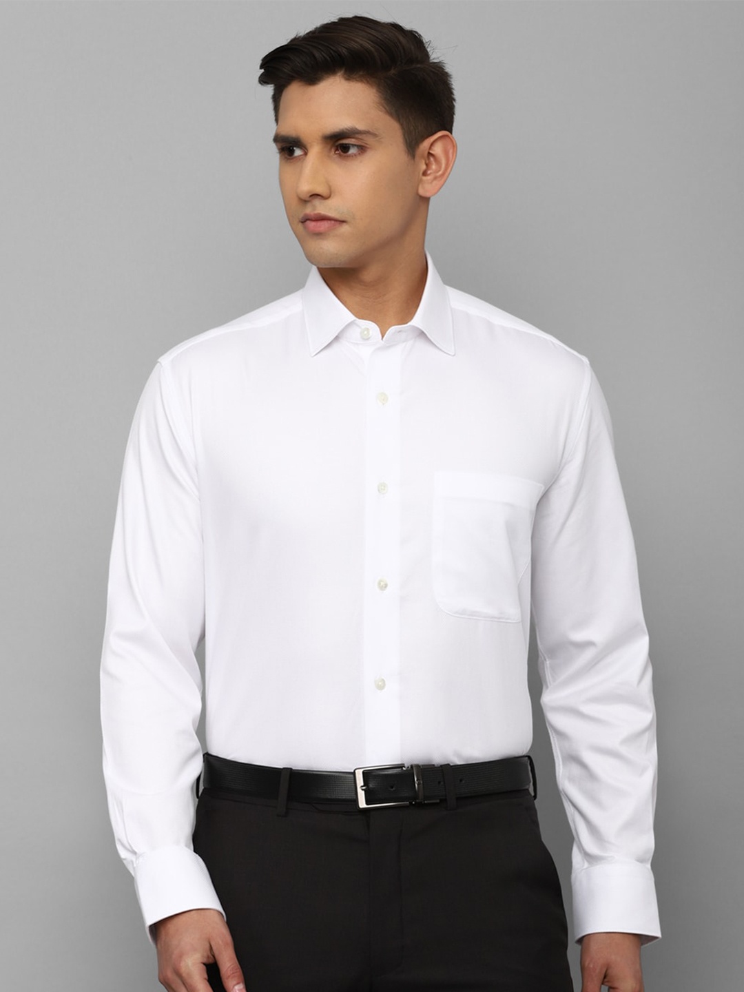 

Luxure by Louis Philippe Men Formal Pure Cotton Shirt, White