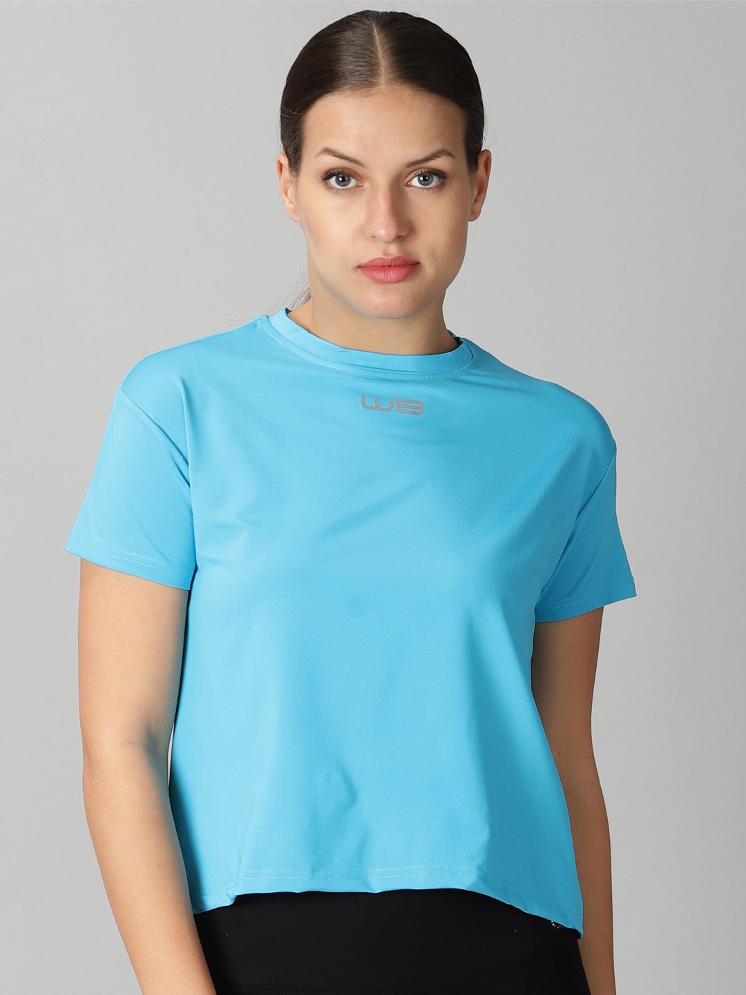 

Wildbrocket Women Anti Odour Sports T-shirt, Blue