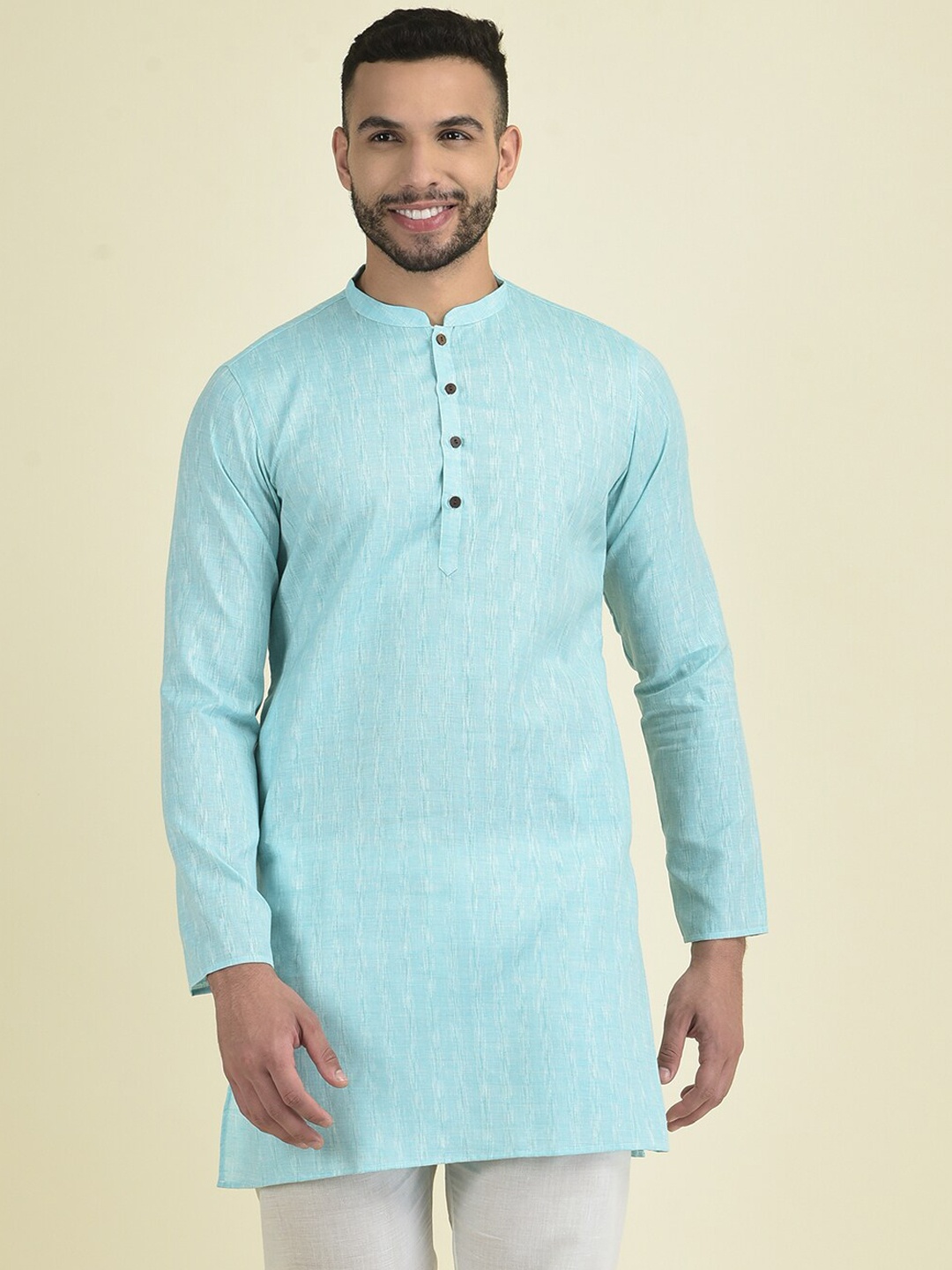 

Anouk Men Ethnic Motifs Kurta with Pyjamas, Blue