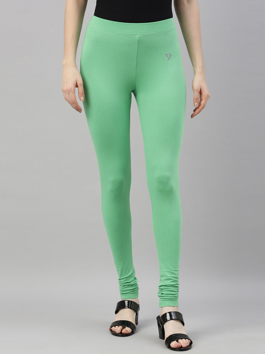 

TWIN BIRDS Churidar-Length Legging, Green