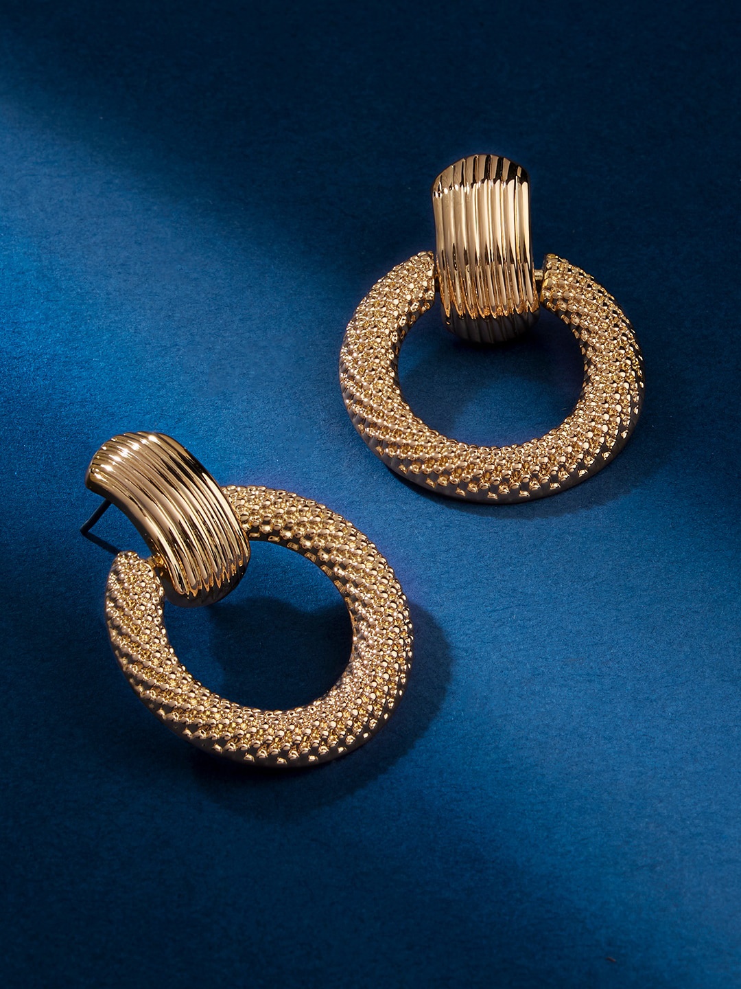 Accessorize Women Gold-Plated Contemporary Drop Earrings
