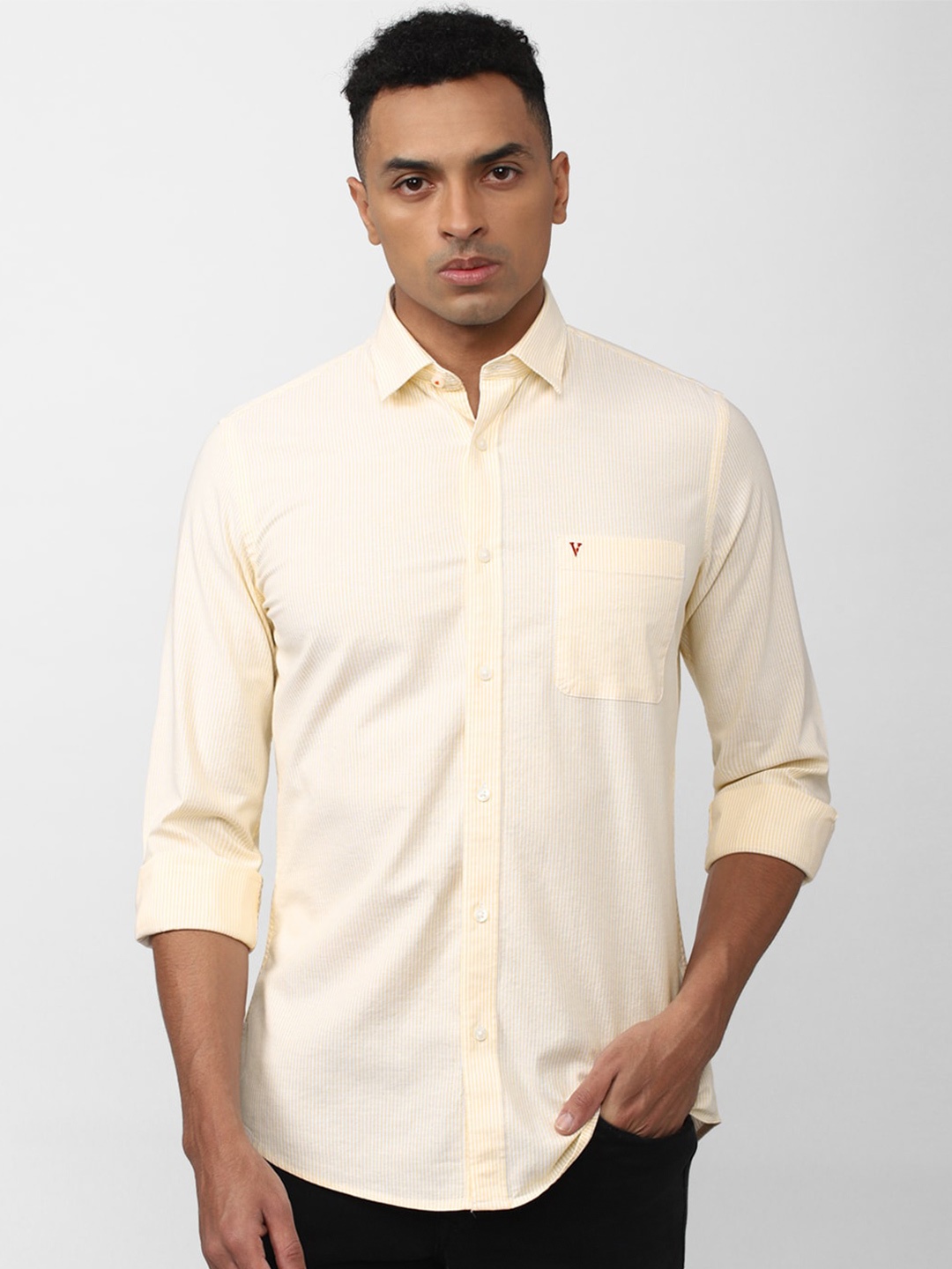 

Van Heusen Sport Men Yellow Slim Fit Casual Shirt