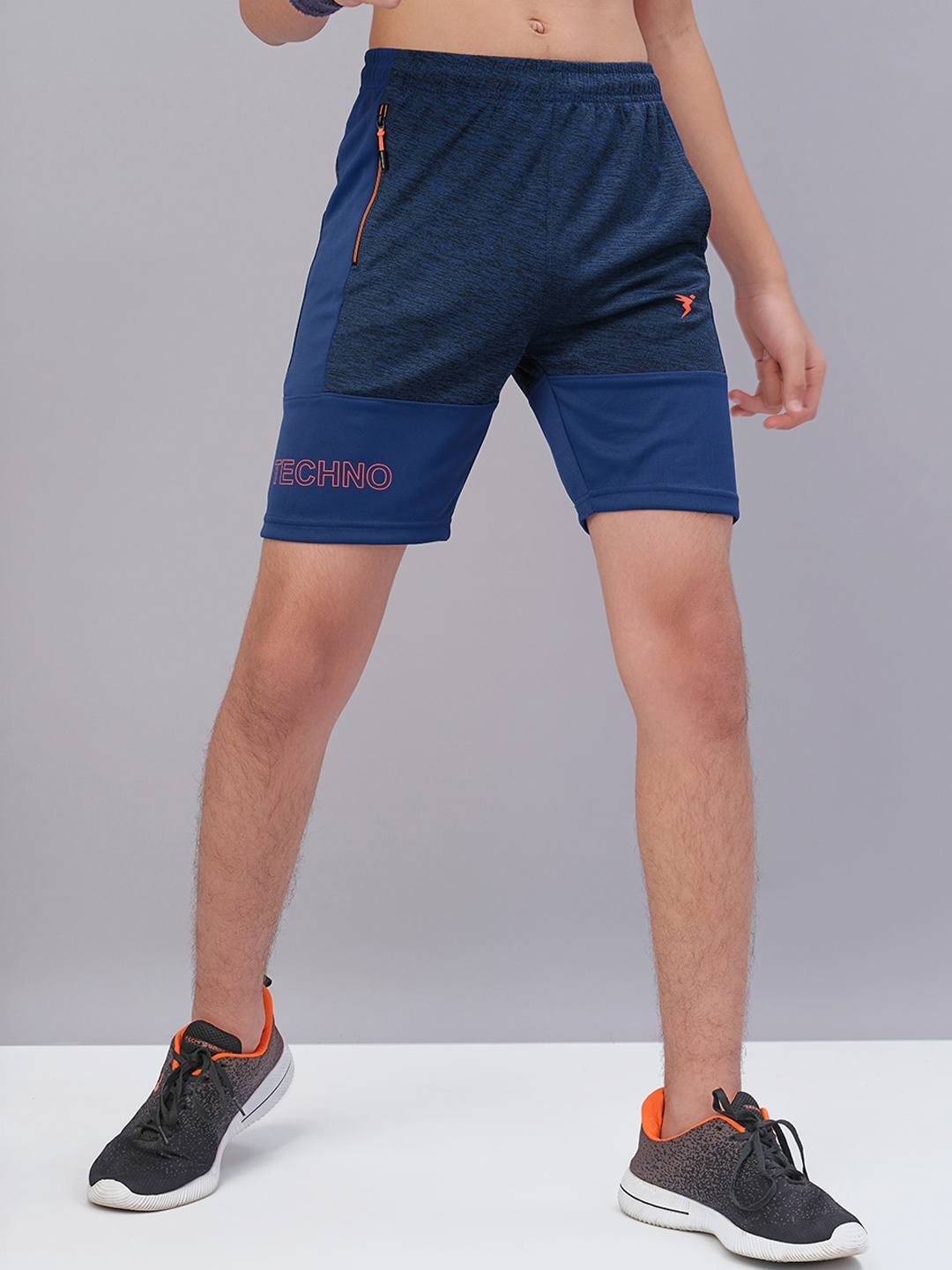 

Technosport Boys Active Sports Shorts With Antimicrobial Technology, Blue