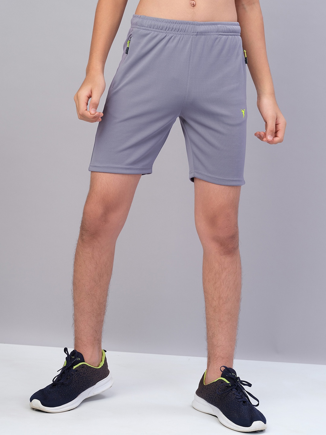Technosport Boys Outdoor Active Sports Shorts With Antimicrobial Technology, Grey
