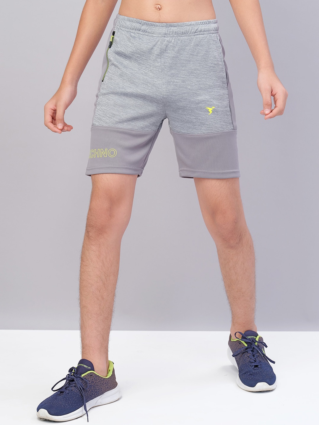 

Technosport Boys Outdoor Active Sports Shorts With Antimicrobial Technology, Grey