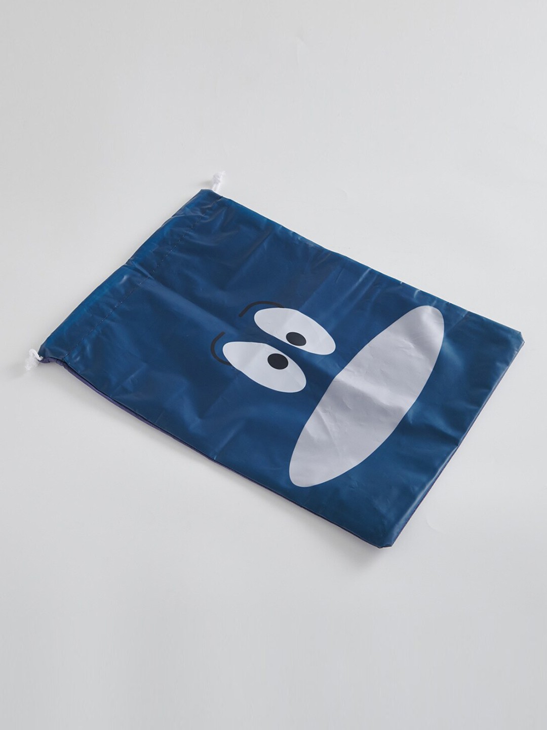

Home Centre Blue & White Printed Shoe Bag Organiser