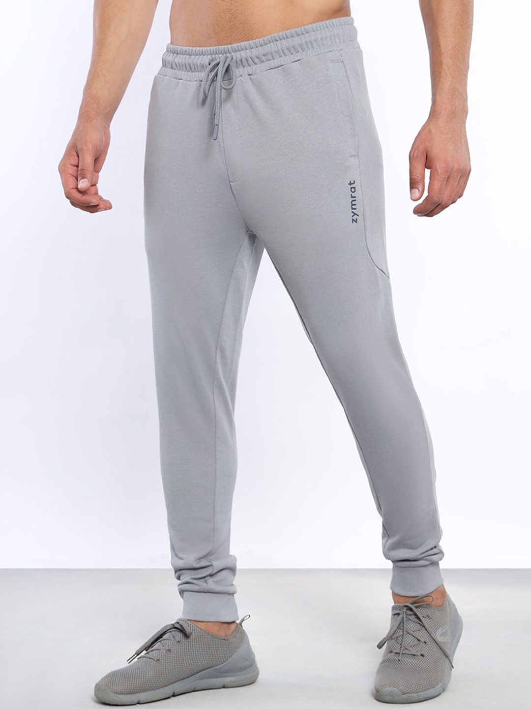 

Zymrat Men Cotton Regular Fit Joggers, Grey
