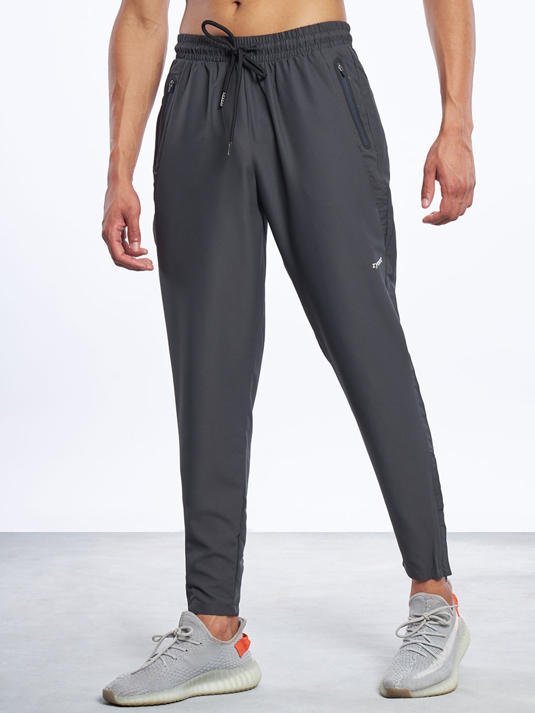 

Zymrat Men Slide-In Woven All Day Regular Fit Track Pant, Black