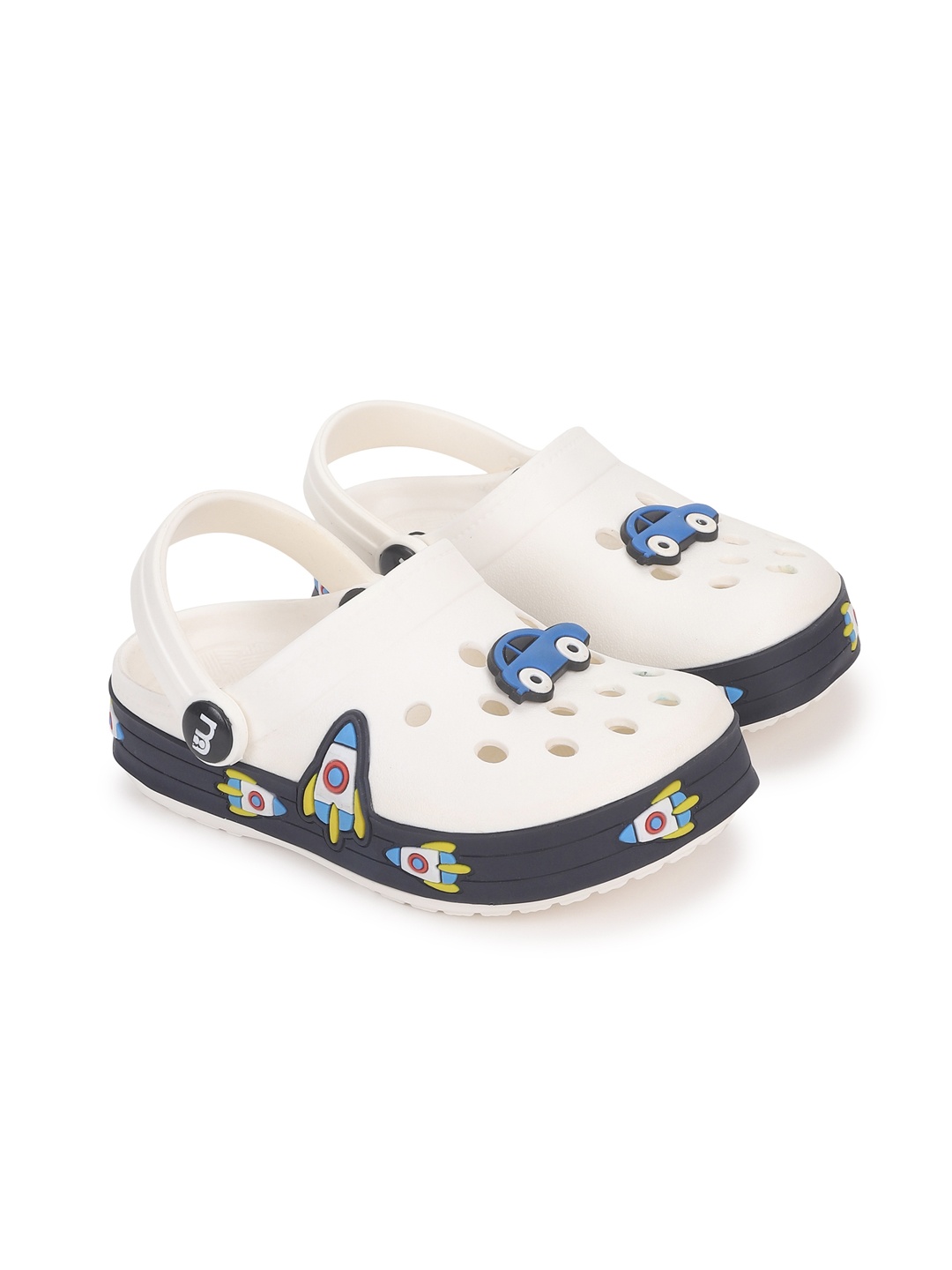 

mothercare Kids Clogs with Jibbitz, White