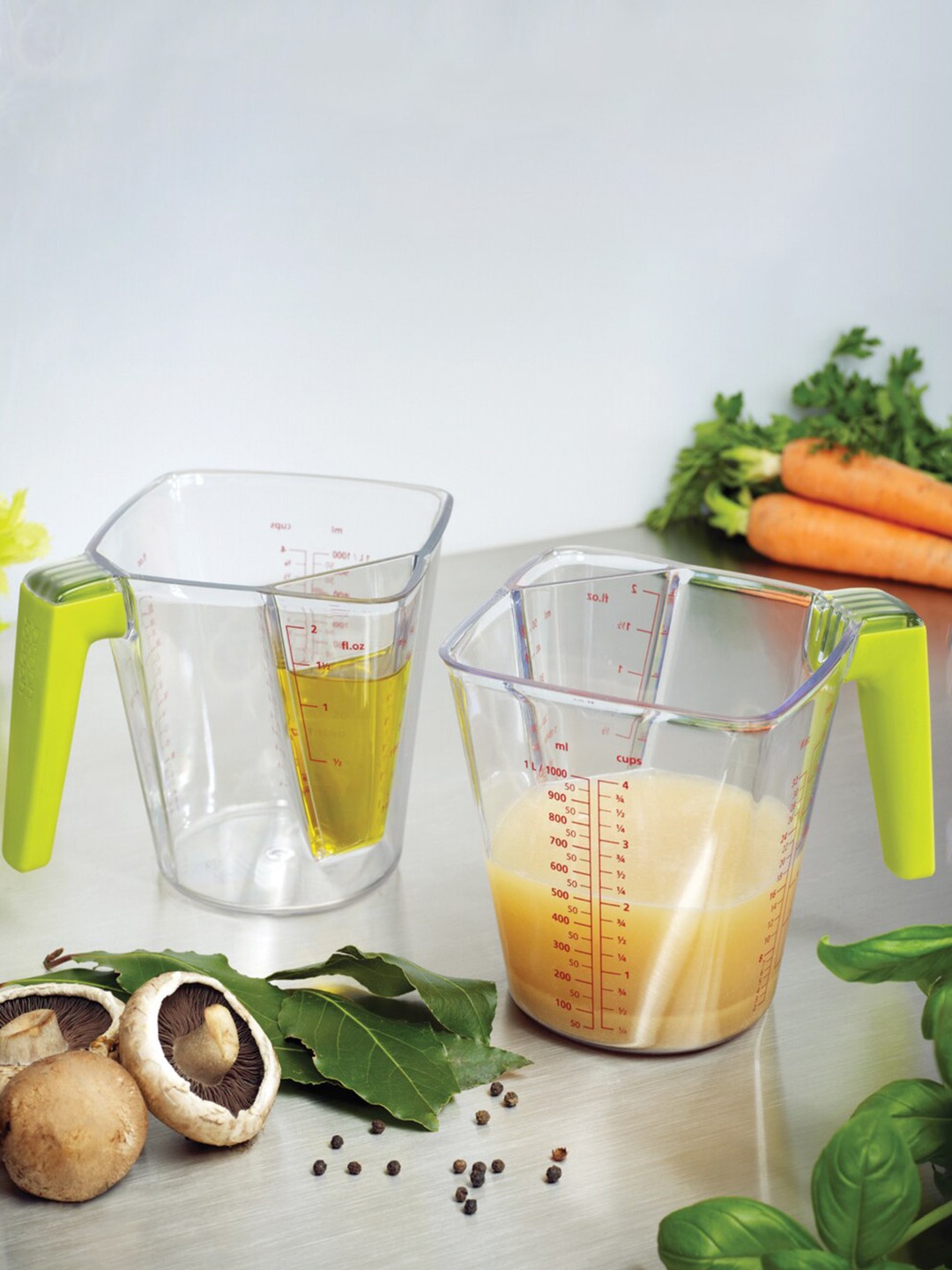 

Joseph Joseph Transparent Glass 2 In 1 Measuring Jug