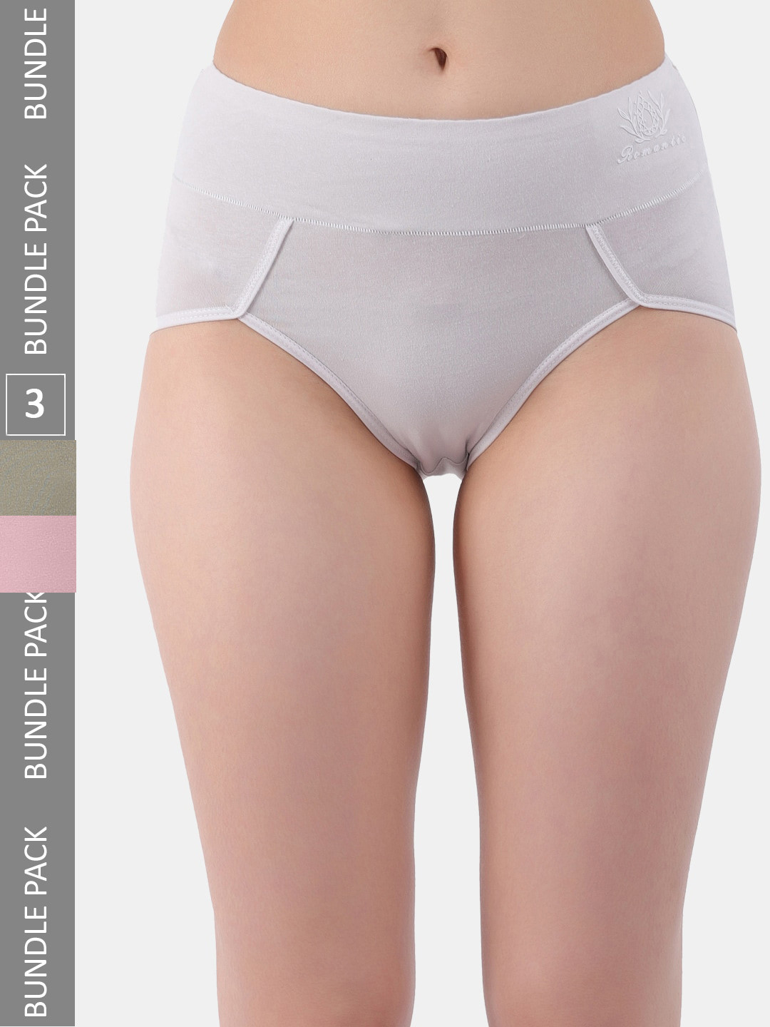 

Amour Secret Women Pack Of 3 Anti-Bacterial Hipster Briefs, Green